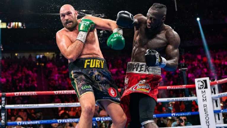 Тайсон Ф'юрі та Деонтей Вайлдер / Фото Ryan Hafey Тайсон Ф'юрі та Деонтей Вайлдер / Фото Ryan Hafey