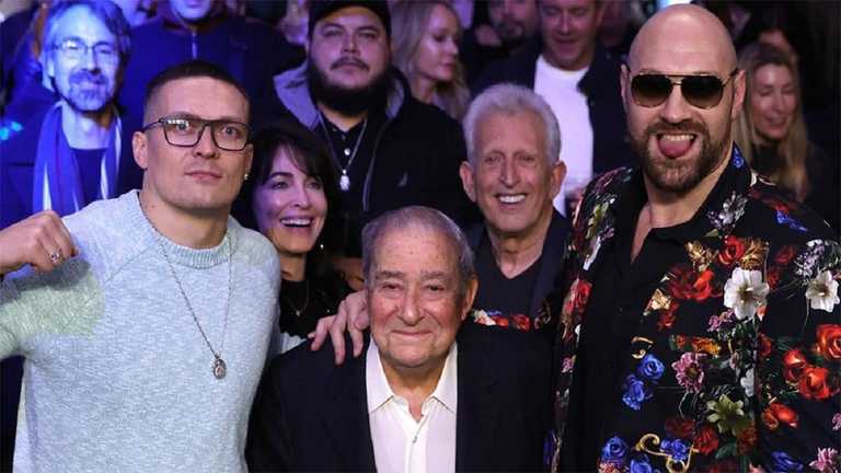 Усик и Фьюри / Фото FightTime Усик и Фьюри / Фото FightTime