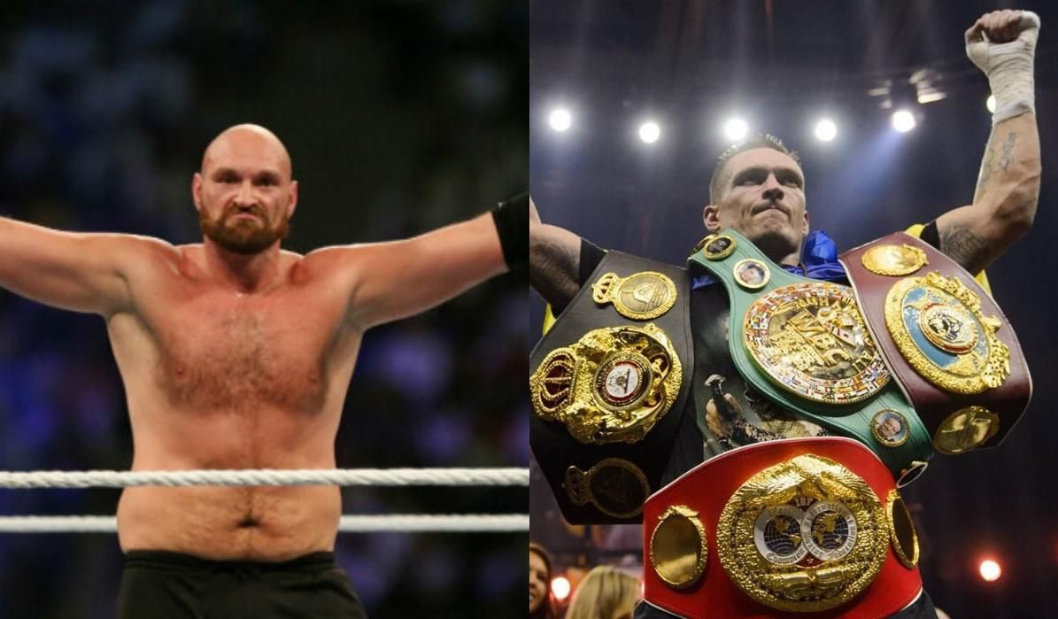 Ф'юрі та Усик / колаж Спорт 24