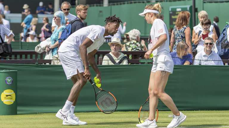 Гаэль Монфис и Элина Свитолина / Фото Eurosport Гаэль Монфис и Элина Свитолина / Фото Eurosport