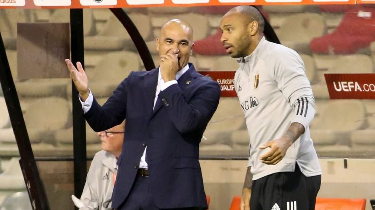 Роберто Мартінес та Тьєррі Анрі / Getty Images