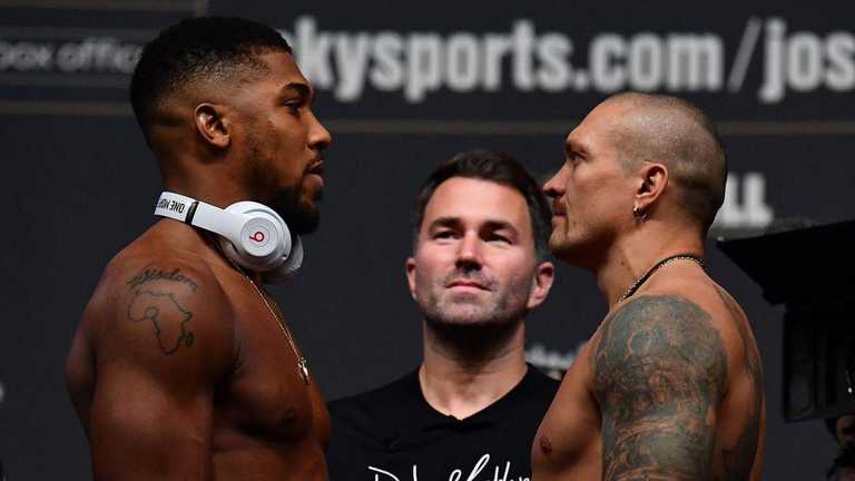 Ентоні Джошуа – Олександр Усик / Фото Eurosport Ентоні Джошуа – Олександр Усик / Фото Eurosport