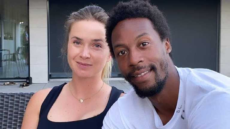 Гаель Монфіс та Еліна Світоліна / Фото з соцмереж Гаель Монфіс та Еліна Світоліна / Фото з соцмереж