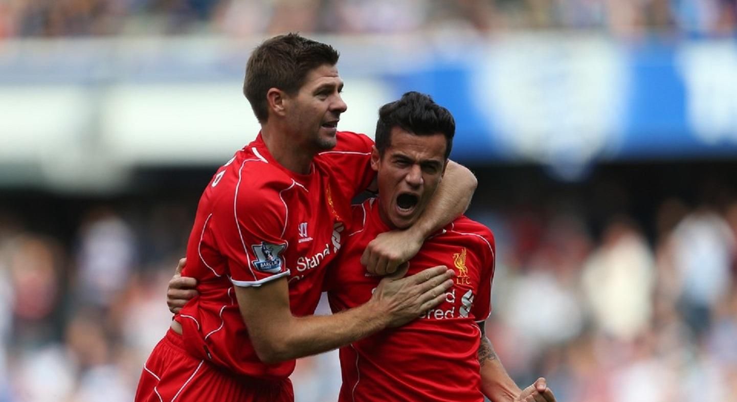 Стівен Джеррад та Філіппе Коутінью / фото з відкритих джерел