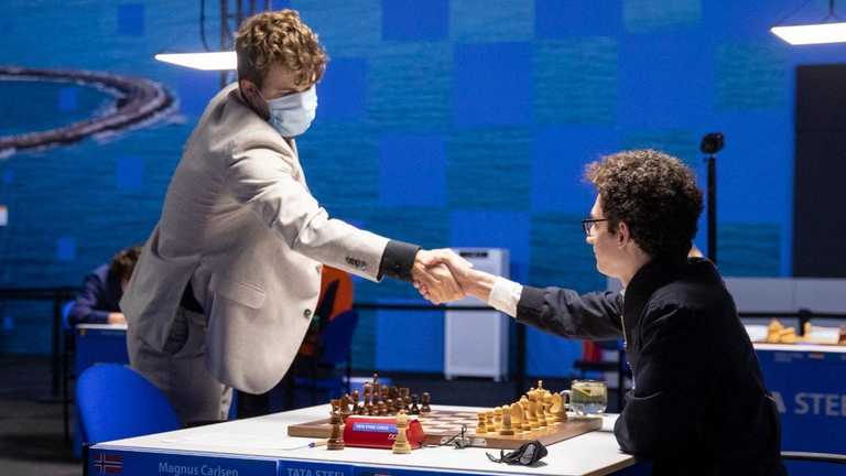 Карлсен і Каруана / фото ChessBase