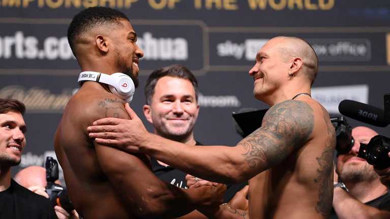 Усик проти Джошуа / фото Getty Images Усик проти Джошуа / фото Getty Images