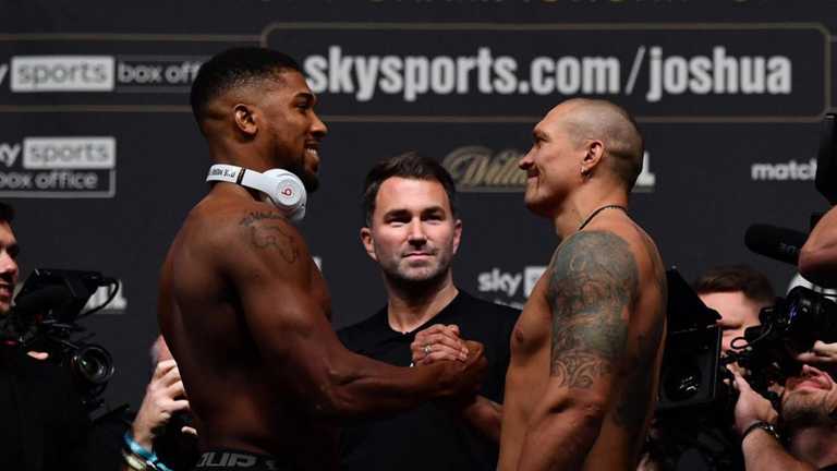 Джошуа и Усик / Getty Images Джошуа и Усик / Getty Images