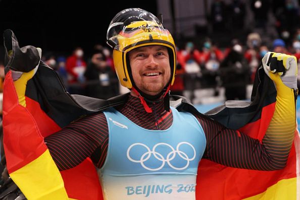 35-летний немец стал самым старшим олимпийским чемпионом по санному спорту