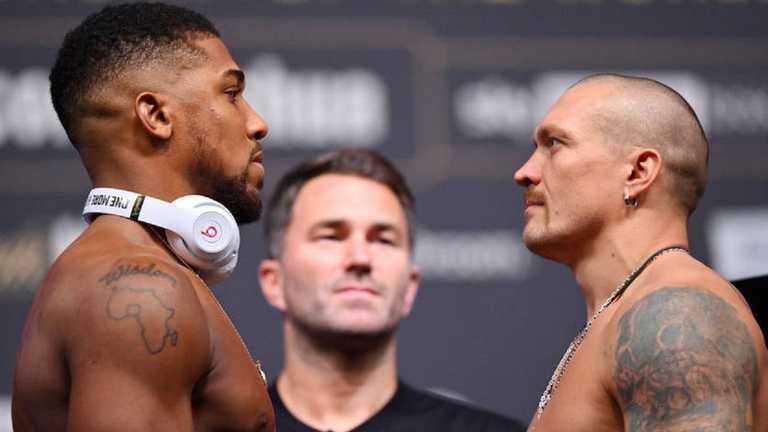 Энтони Джошуа и Александр Усик / фото Getty Images Энтони Джошуа и Александр Усик / фото Getty Images