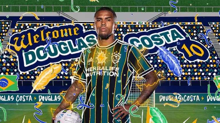 Дуглас Коста став гравцем Лос-Анджелес Гелаксі / Twitter клубу Дуглас Коста став гравцем Лос-Анджелес Гелаксі / Twitter клубу
