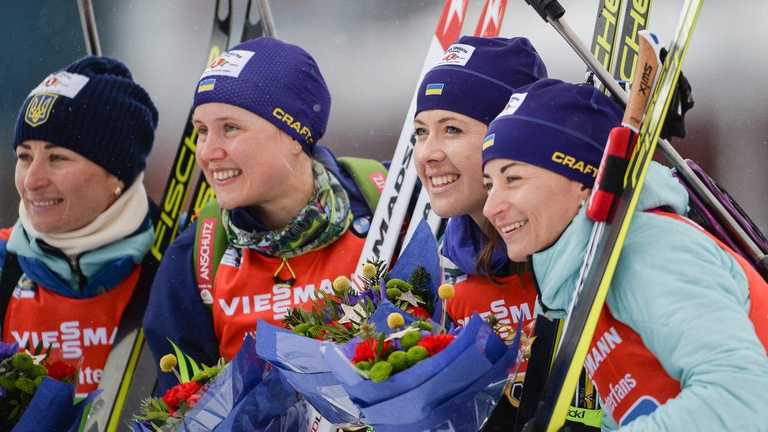 Украинские биатлонистки / Фото biathlon.com Украинские биатлонистки / Фото biathlon.com