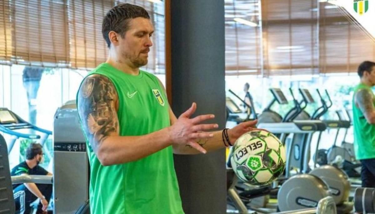 Александр Усик / фото  ФК Полесья