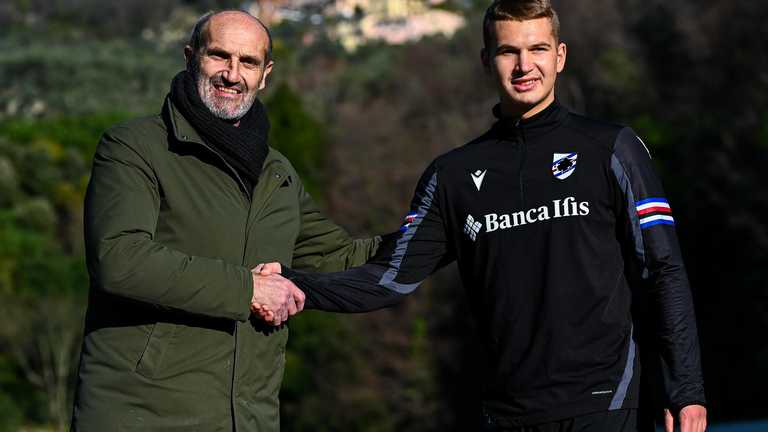 Владислав Супряга / фото Сампдорія Владислав Супряга / фото Сампдорія