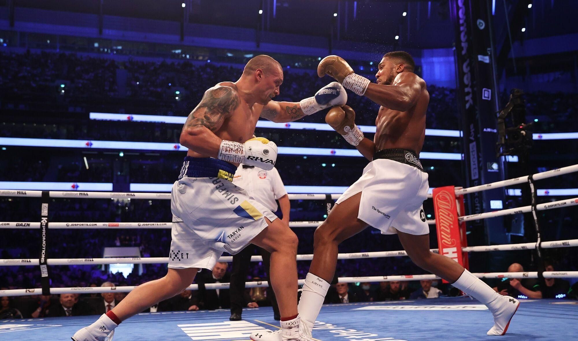 Олександр Усик та Ентоні Джошуа / фото Getty Images