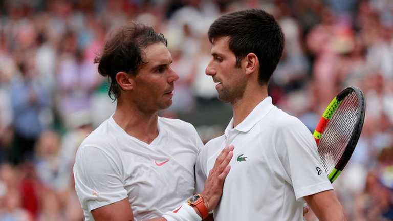 Рафаель Надаль и Новак Джокович / фото Reuters Рафаель Надаль и Новак Джокович / фото Reuters
