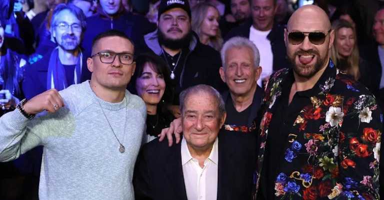 Александр Усик и Тайсон Фьюри / Фото Top Rank