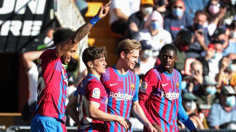 Барселона розбила Валенсію / фото Getty Images Барселона розбила Валенсію / фото Getty Images