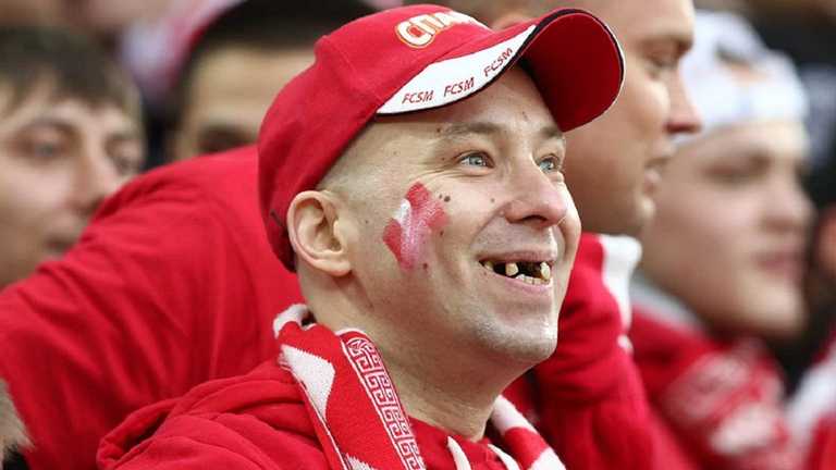 Фанат московського Спартака / Фото Getty Images Фанат московського Спартака / Фото Getty Images