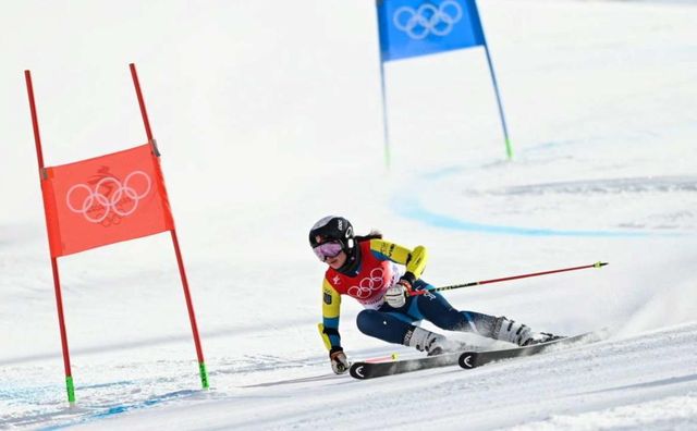 Украинка Шепиленко сошла с дистанции в слаломе на Олимпиаде-2022