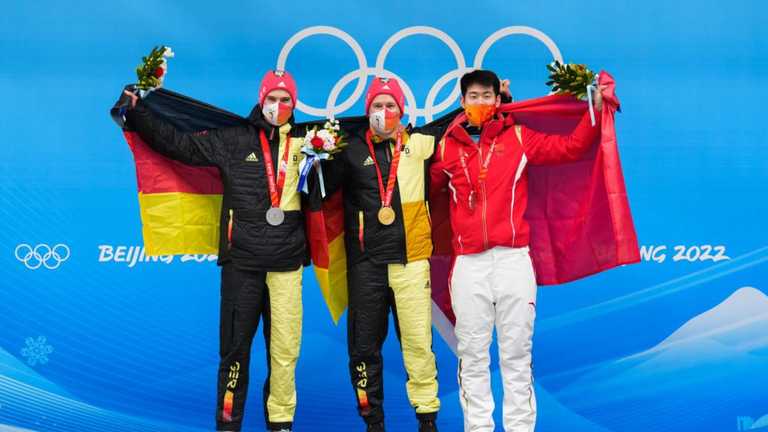 Призери у скелетоні / Getty Images Призери у скелетоні / Getty Images