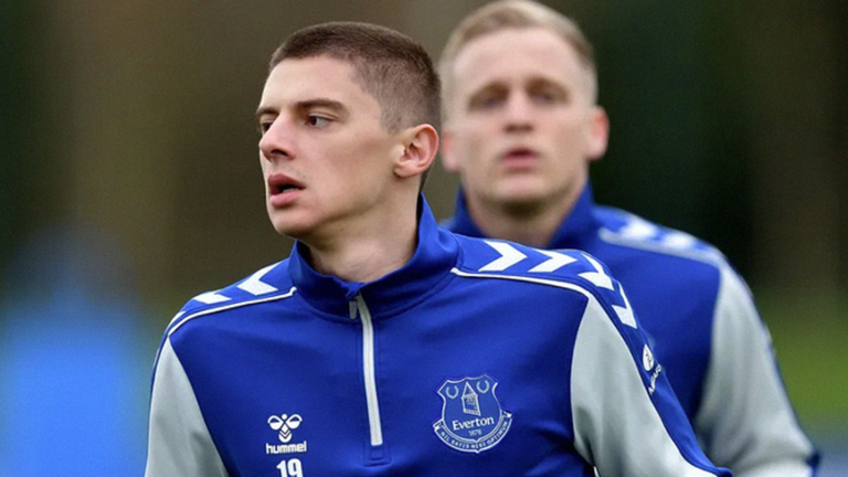 Віталій Миколенко / фото ФК Евертон Віталій Миколенко / фото ФК Евертон