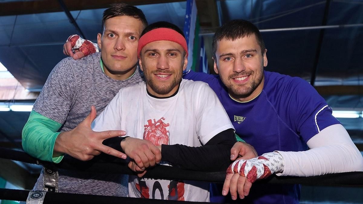  Усик, Ломаченко та Гвоздик / Фото з соцмереж