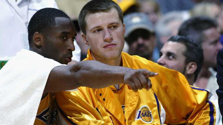Медведенко із Кобі Браянтом / фото Getty Images Медведенко із Кобі Браянтом / фото Getty Images