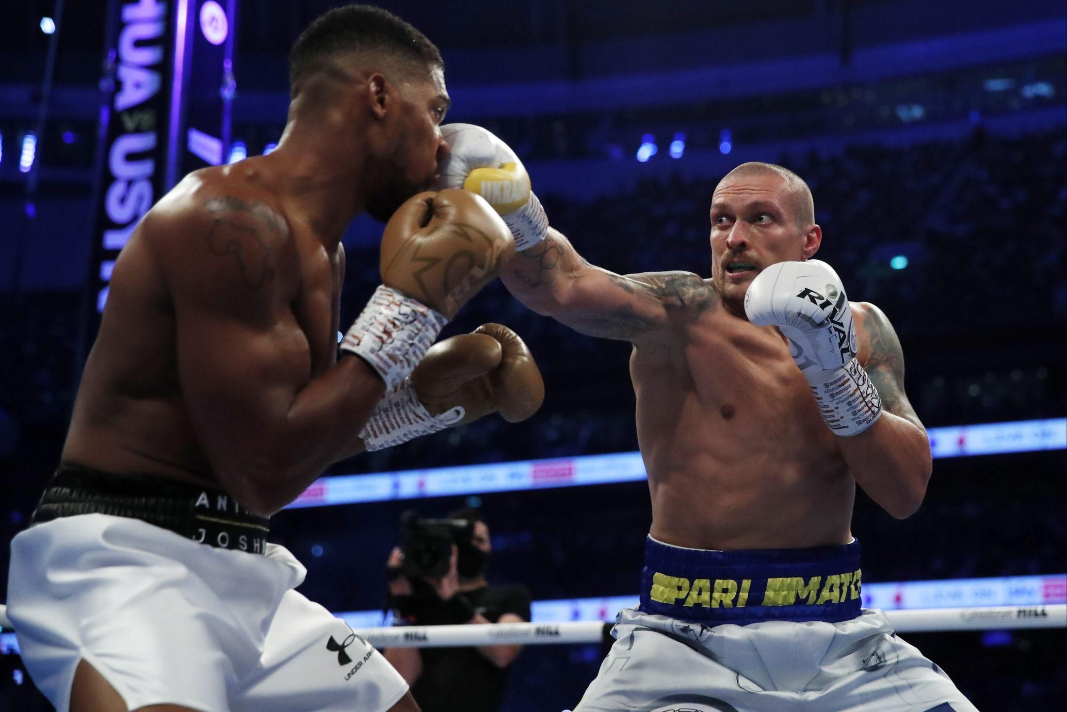 Усик против Джошуа / фото Reuters Усик против Джошуа / фото Reuters