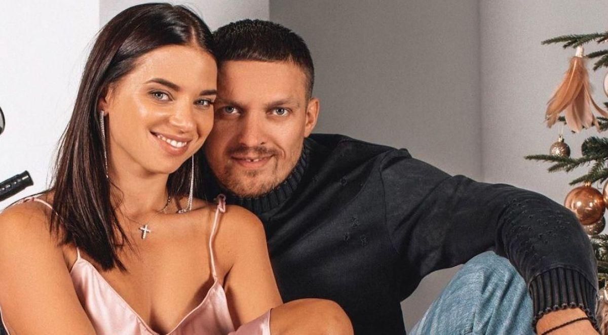 Александр Усик со своей женой Екатериной / фото из соцсетей