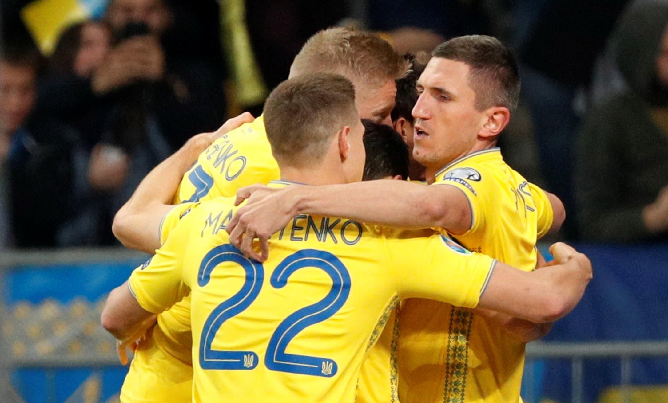 Игроки сборной Украины / фото Reuters