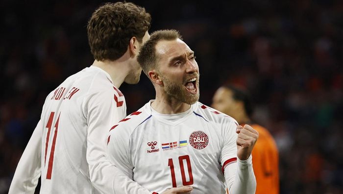 Эриксен забил Нидерландам в дебютном матче за Данию после сердечного приступа