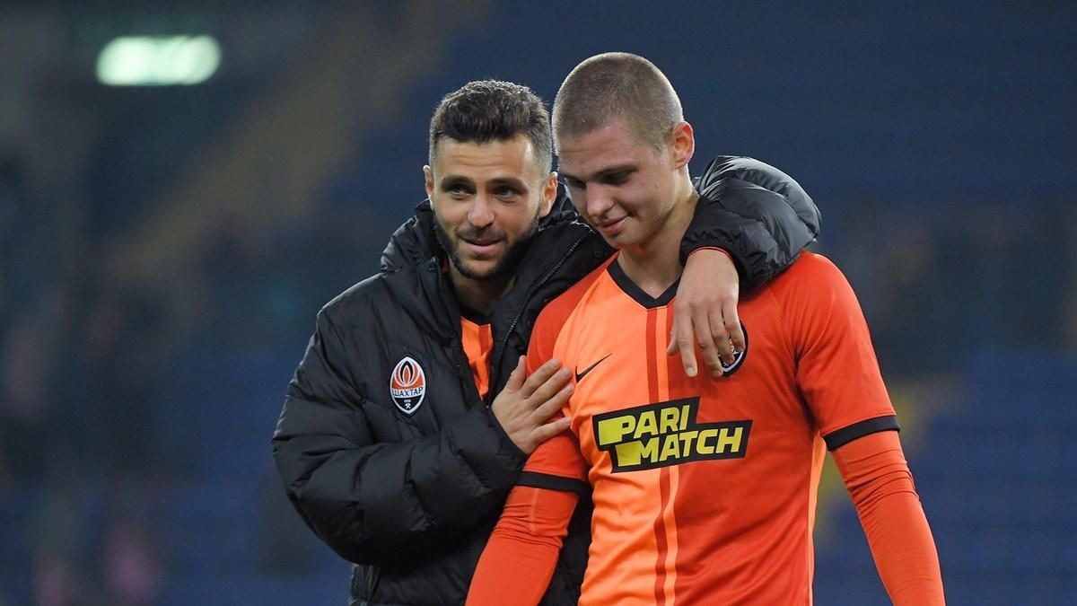 Валерій Бондар з Мораєсом / Фото ФК Шахтар