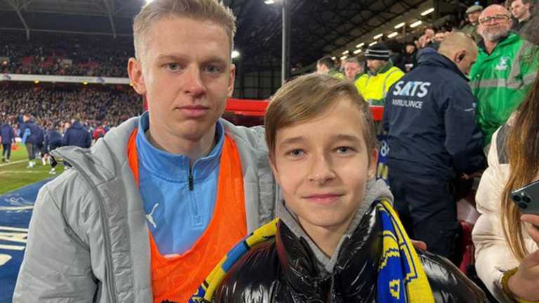 Зінченко з українським фаном Зінченко з українським фаном