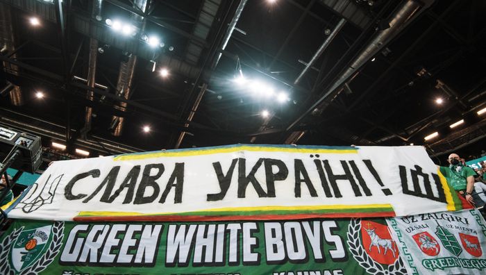 Литовские клубы колоритно поддержали Украину в войне с Россией