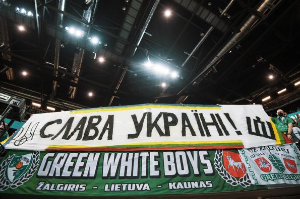 Литовські клуби колоритно підтримали Україну у війні з Росією
