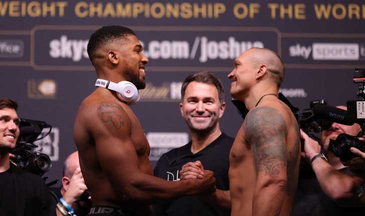 Энтони Джошуа и Александр Усик / фото Getty Images Энтони Джошуа и Александр Усик / фото Getty Images