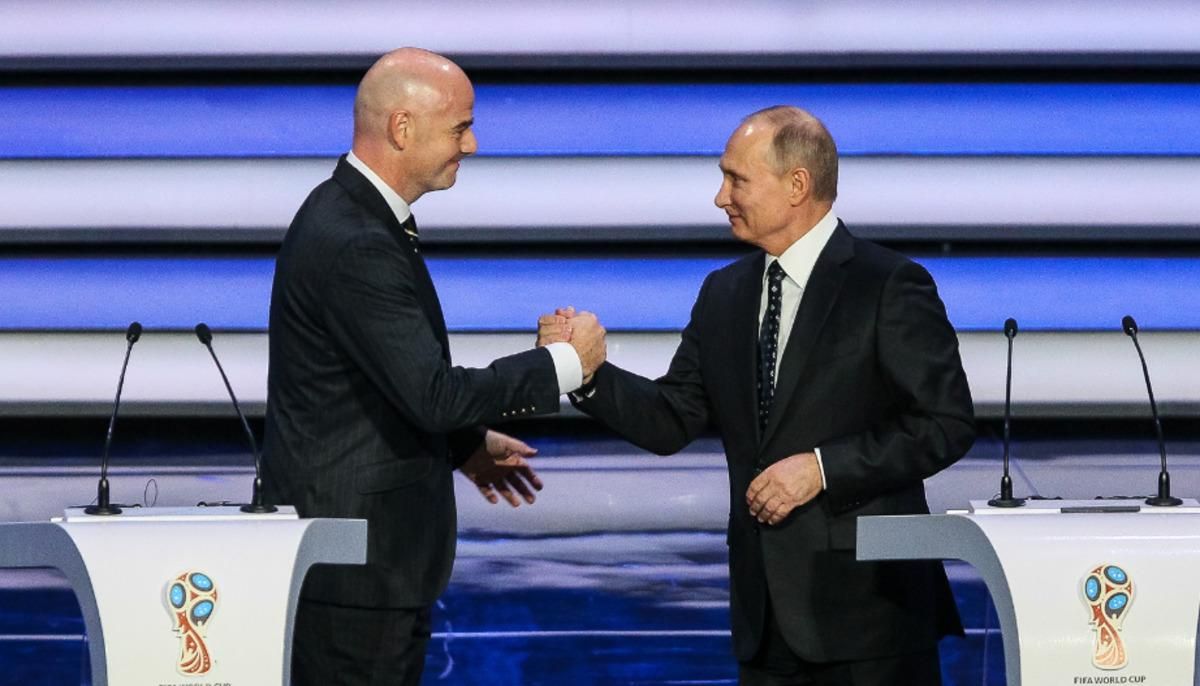 Інфантіно і Путін / фото з відкритих джерел Інфантіно і Путін / фото з відкритих джерел