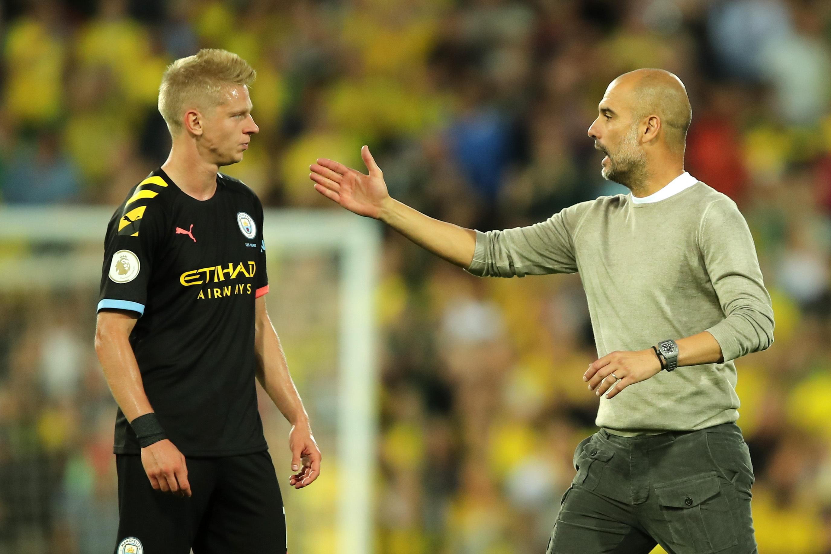 Зинченко и Гвардиола / фото BR