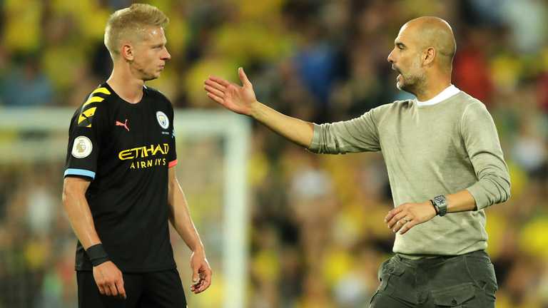 Зинченко и Гвардиола / фото BR Зинченко и Гвардиола / фото BR