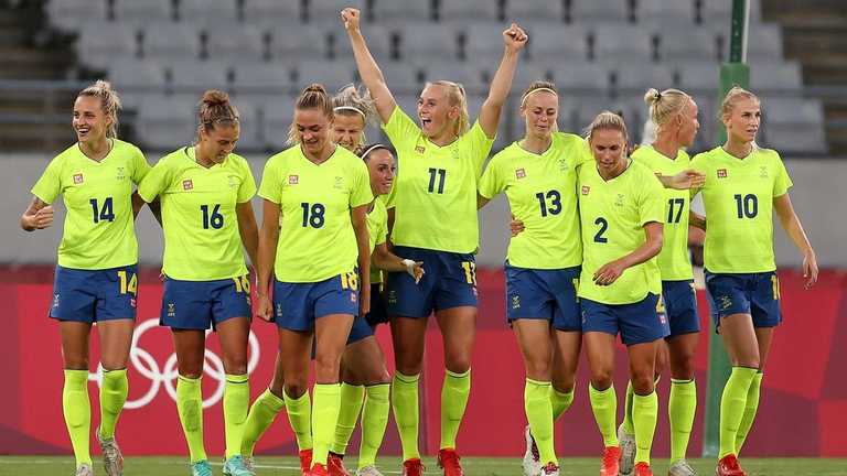 Женская сборная Швеции по футболу.