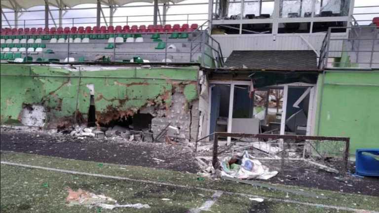 Стадион в Ирпене / фото ITV Стадион в Ирпене / фото ITV