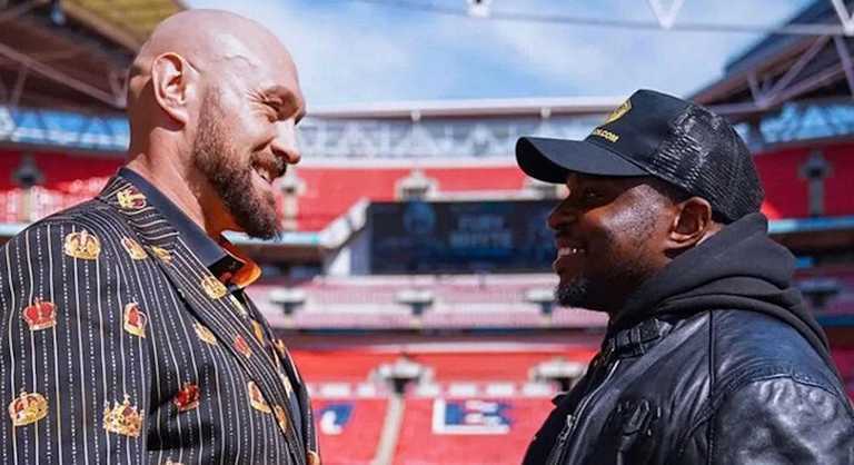 Тайсон Фьюри и Диллиан Уайт / фото из открытых источников Тайсон Фьюри и Диллиан Уайт / фото из открытых источников