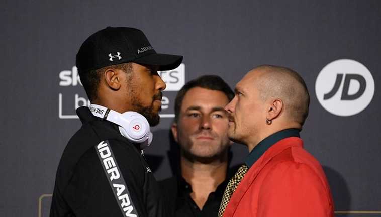 Ентони Джошуа и Александр Усик / фото Getty Images