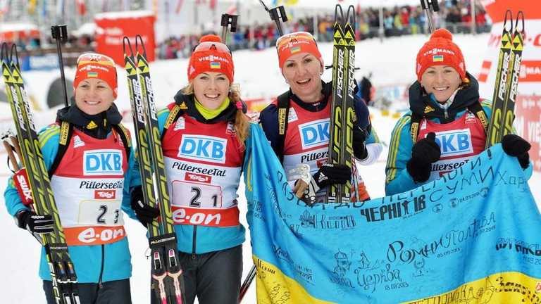 Женская сборная Украины по биатлону / Фото biathlon.com.ua