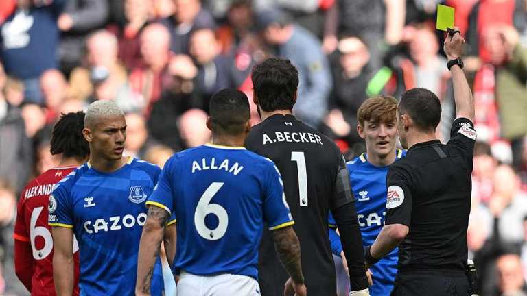 Ліверпуль против Эвертона / фото AFP Ліверпуль против Эвертона / фото AFP