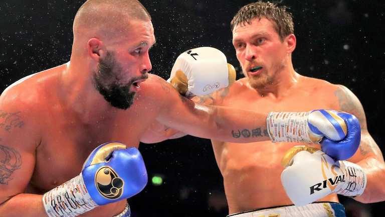 Усик против Белью / фото Sky Sports Усик против Белью / фото Sky Sports