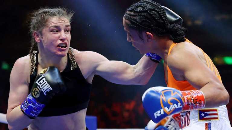 Кеті Тейлор – Аманда Серрано / Фото Getty Images Кеті Тейлор – Аманда Серрано / Фото Getty Images