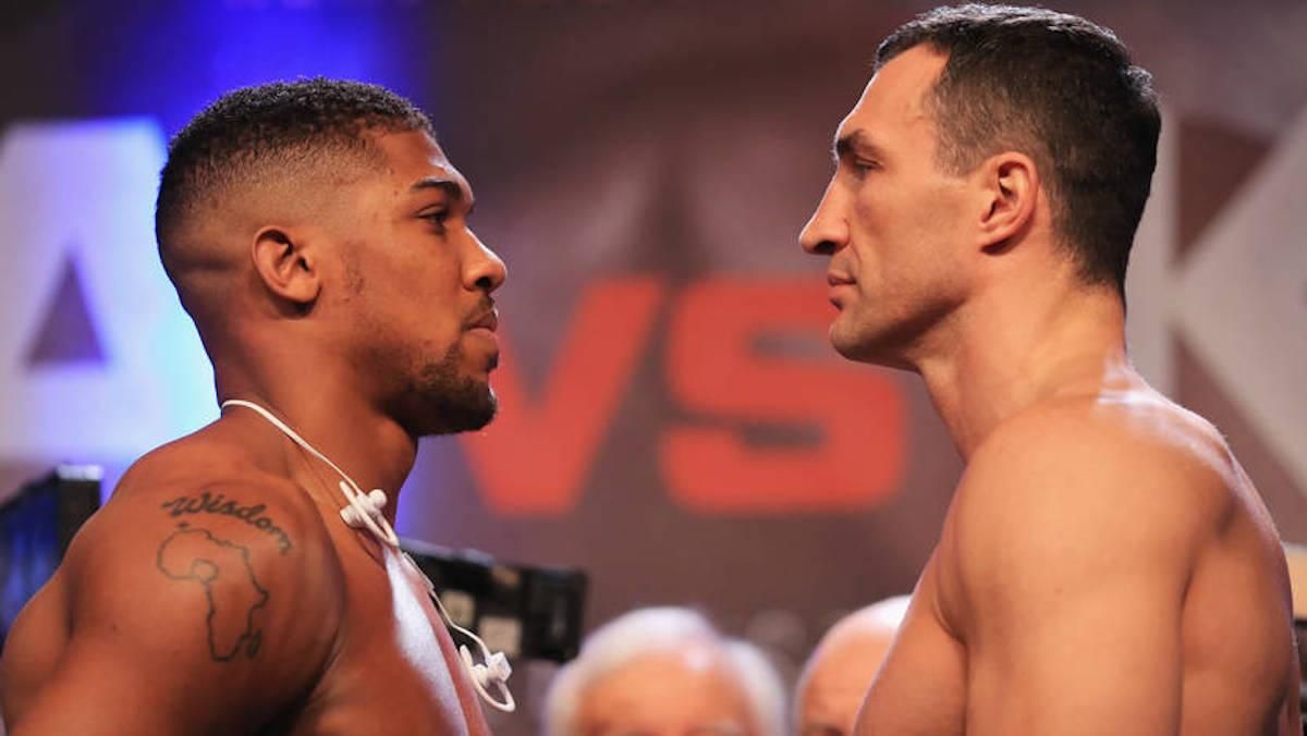 Энтони Джошуа и Владимир Кличко / фото из открытых источников Энтони Джошуа и Владимир Кличко / фото из открытых источников