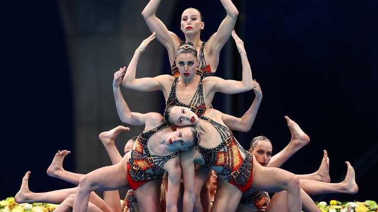 Сборная Украины по синхронному плаванию / Фото Getty Images Сборная Украины по синхронному плаванию / Фото Getty Images