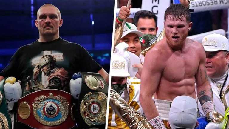 Усик – Канело / Фото Boxing News Усик – Канело / Фото Boxing News
